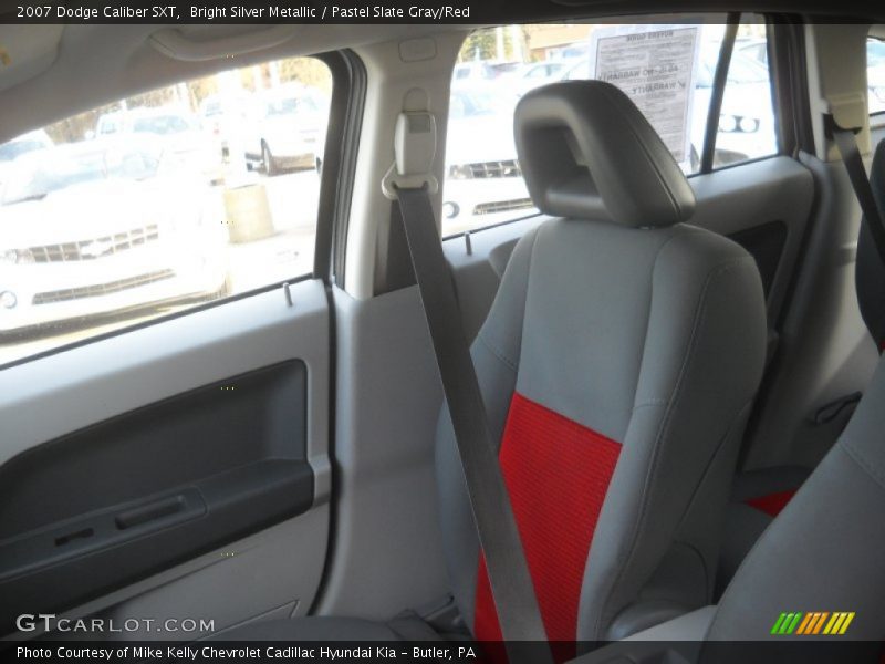 Bright Silver Metallic / Pastel Slate Gray/Red 2007 Dodge Caliber SXT