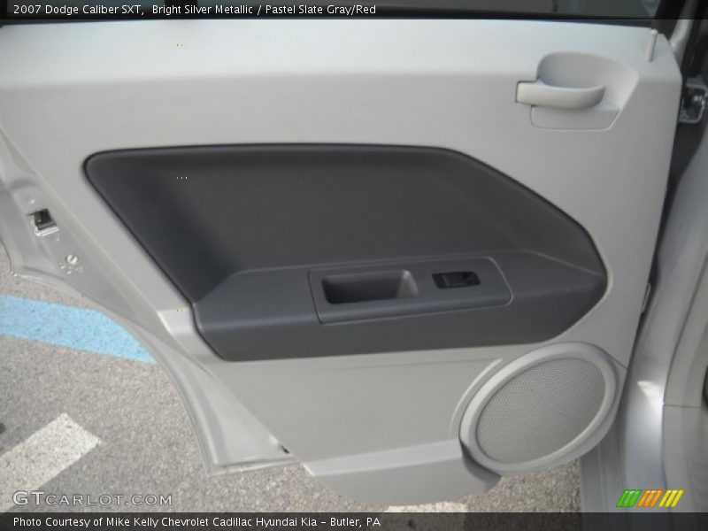 Bright Silver Metallic / Pastel Slate Gray/Red 2007 Dodge Caliber SXT