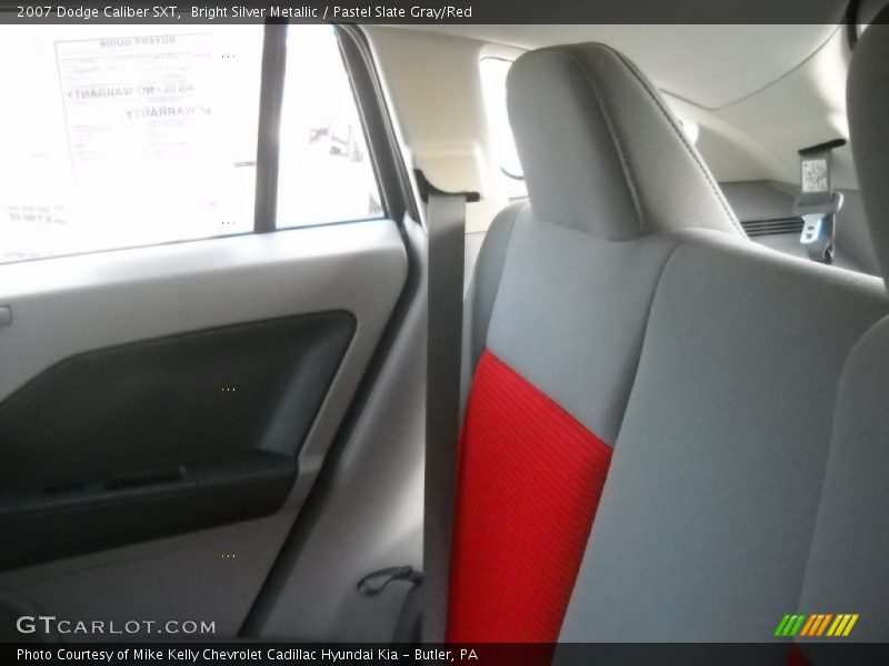 Bright Silver Metallic / Pastel Slate Gray/Red 2007 Dodge Caliber SXT