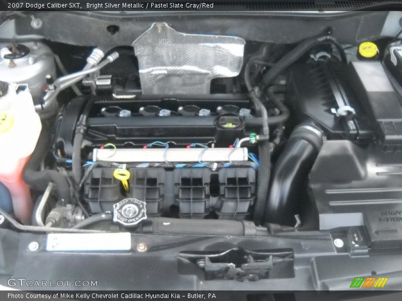 Bright Silver Metallic / Pastel Slate Gray/Red 2007 Dodge Caliber SXT