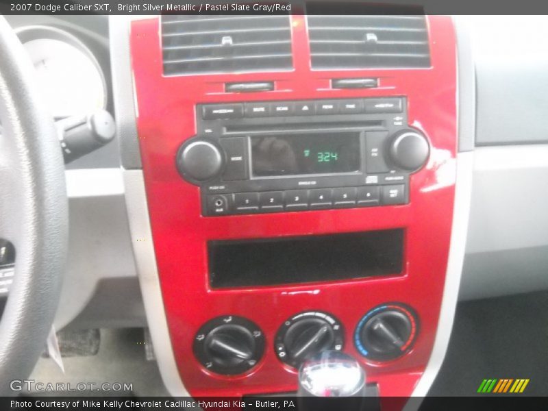 Bright Silver Metallic / Pastel Slate Gray/Red 2007 Dodge Caliber SXT