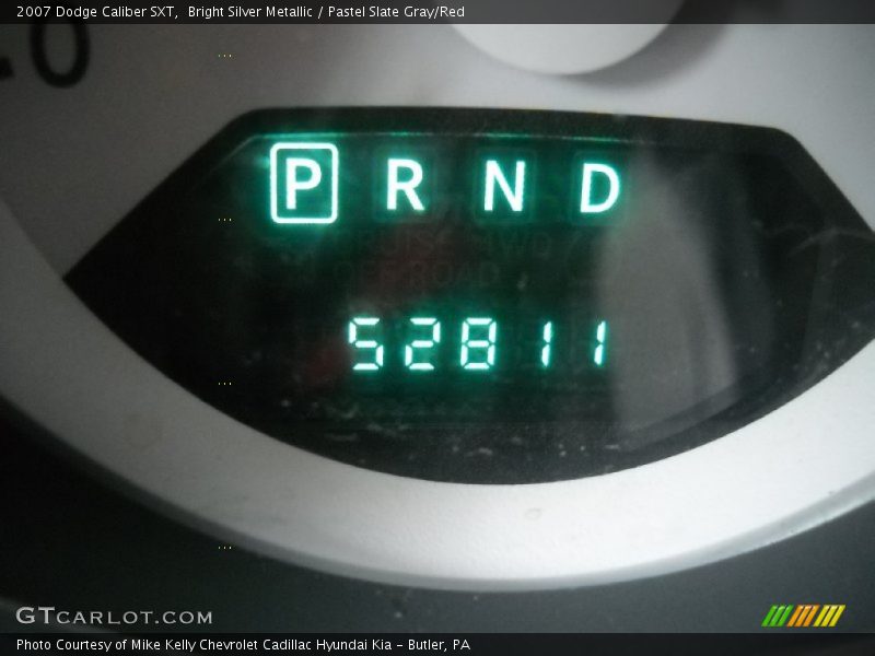 Bright Silver Metallic / Pastel Slate Gray/Red 2007 Dodge Caliber SXT