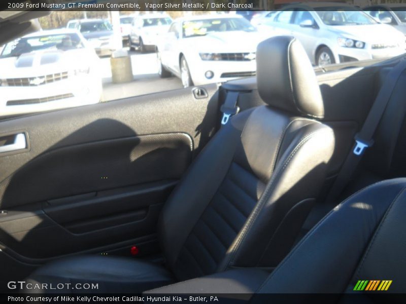Vapor Silver Metallic / Dark Charcoal 2009 Ford Mustang GT Premium Convertible