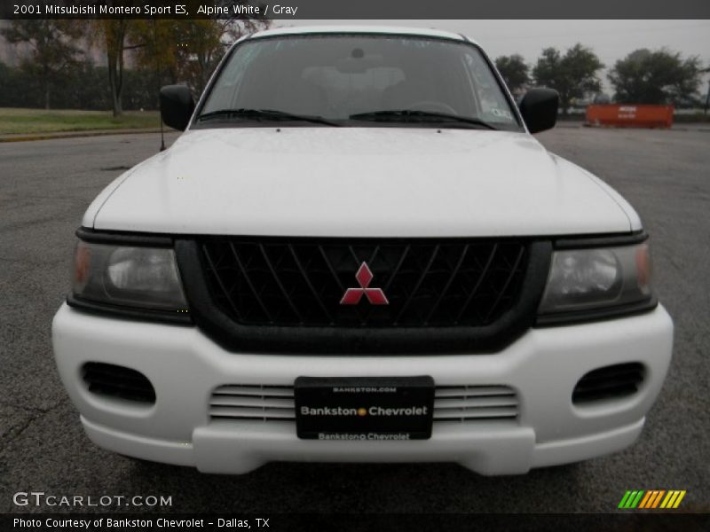 Alpine White / Gray 2001 Mitsubishi Montero Sport ES