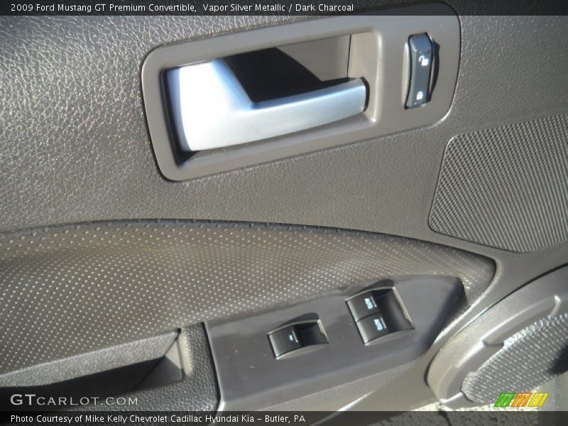 Vapor Silver Metallic / Dark Charcoal 2009 Ford Mustang GT Premium Convertible