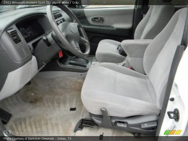 Alpine White / Gray 2001 Mitsubishi Montero Sport ES