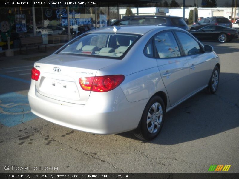Quicksilver / Gray 2009 Hyundai Elantra GLS Sedan