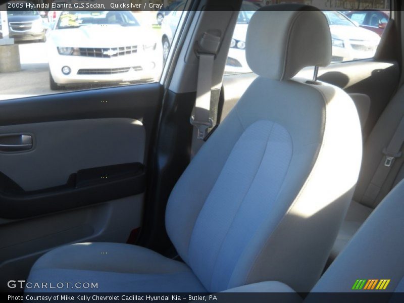 Quicksilver / Gray 2009 Hyundai Elantra GLS Sedan