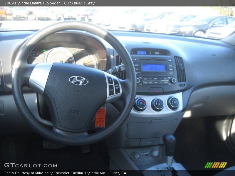 Quicksilver / Gray 2009 Hyundai Elantra GLS Sedan