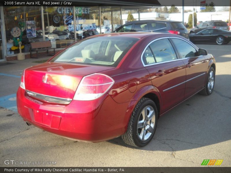 Red Jewel / Gray 2008 Saturn Aura XE