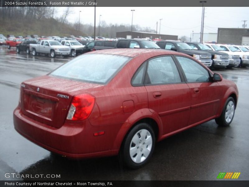 Fusion Red Metallic / Gray 2004 Suzuki Forenza S