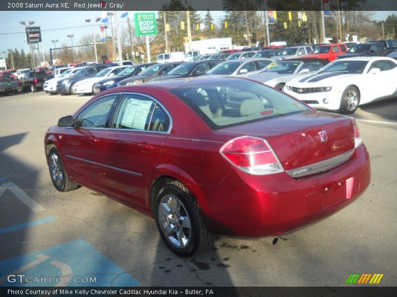 Red Jewel / Gray 2008 Saturn Aura XE