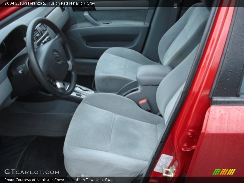 Fusion Red Metallic / Gray 2004 Suzuki Forenza S