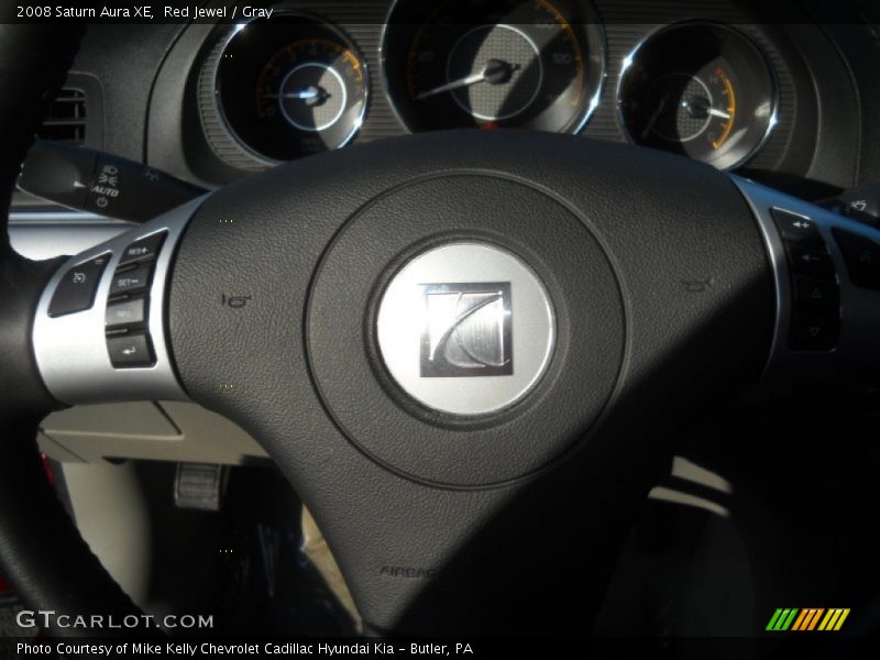 Red Jewel / Gray 2008 Saturn Aura XE