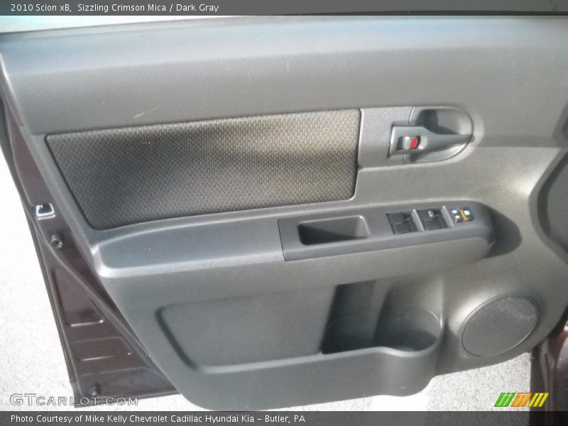 Sizzling Crimson Mica / Dark Gray 2010 Scion xB