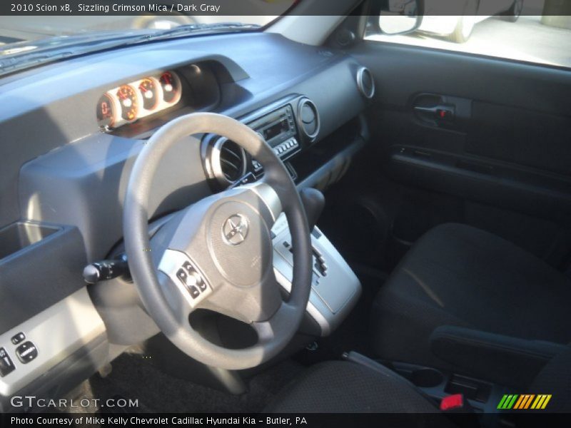 Sizzling Crimson Mica / Dark Gray 2010 Scion xB