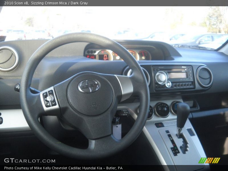 Sizzling Crimson Mica / Dark Gray 2010 Scion xB
