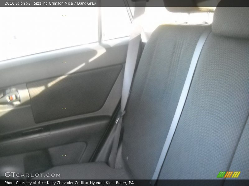 Sizzling Crimson Mica / Dark Gray 2010 Scion xB