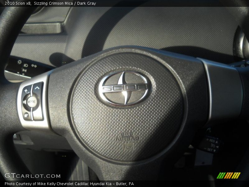 Sizzling Crimson Mica / Dark Gray 2010 Scion xB