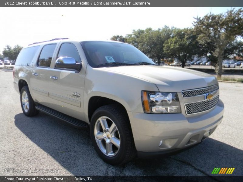 Gold Mist Metallic / Light Cashmere/Dark Cashmere 2012 Chevrolet Suburban LT