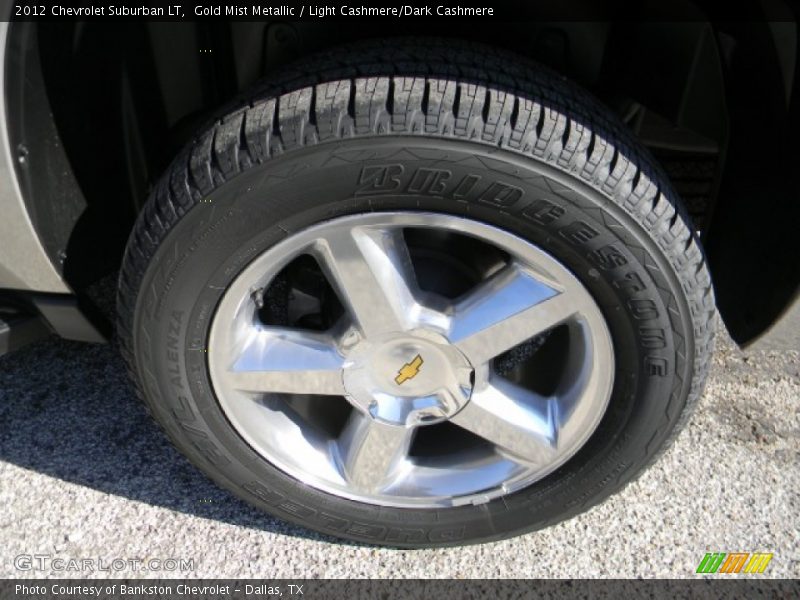 Gold Mist Metallic / Light Cashmere/Dark Cashmere 2012 Chevrolet Suburban LT