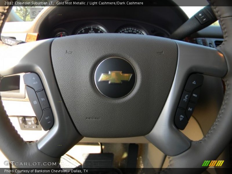 Gold Mist Metallic / Light Cashmere/Dark Cashmere 2012 Chevrolet Suburban LT