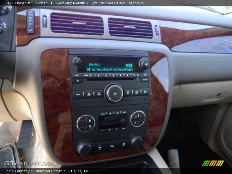 Gold Mist Metallic / Light Cashmere/Dark Cashmere 2012 Chevrolet Suburban LT