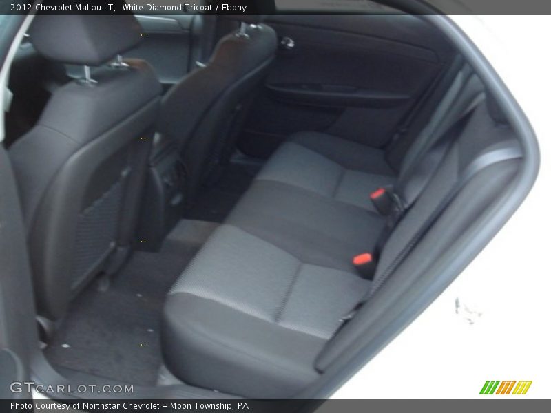 White Diamond Tricoat / Ebony 2012 Chevrolet Malibu LT