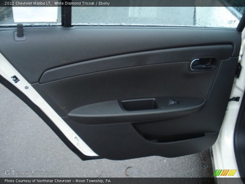 White Diamond Tricoat / Ebony 2012 Chevrolet Malibu LT
