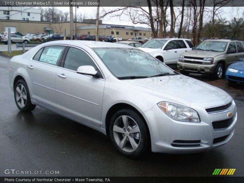 Silver Ice Metallic / Ebony 2012 Chevrolet Malibu LT