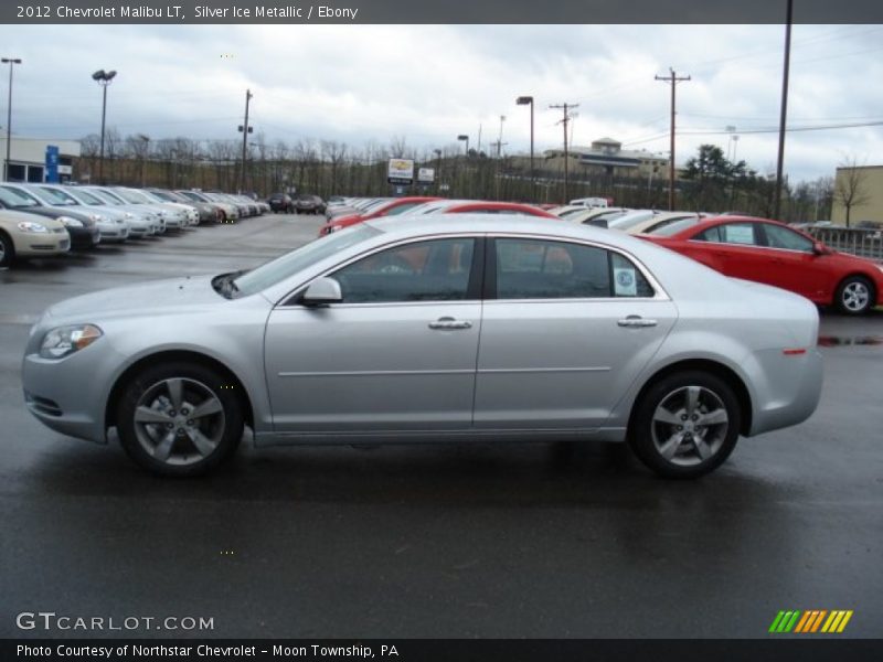 Silver Ice Metallic / Ebony 2012 Chevrolet Malibu LT