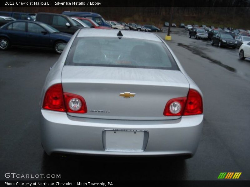 Silver Ice Metallic / Ebony 2012 Chevrolet Malibu LT