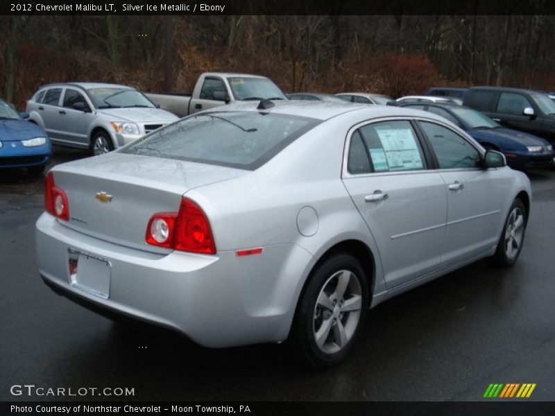 Silver Ice Metallic / Ebony 2012 Chevrolet Malibu LT