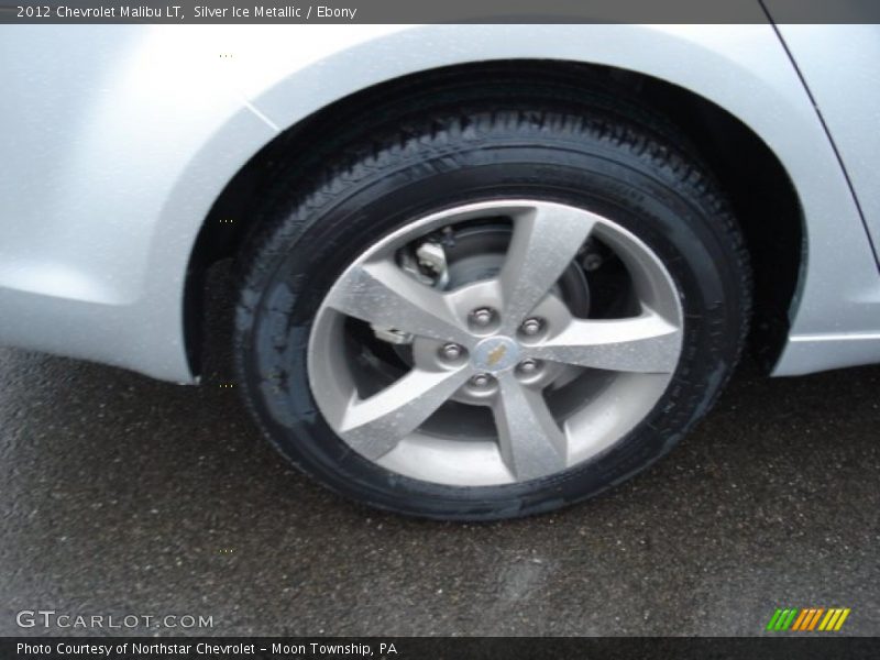 Silver Ice Metallic / Ebony 2012 Chevrolet Malibu LT