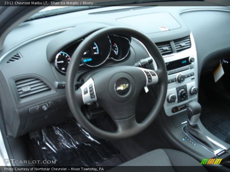 Silver Ice Metallic / Ebony 2012 Chevrolet Malibu LT