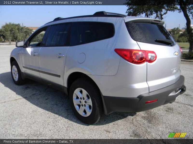 Silver Ice Metallic / Dark Gray/Light Gray 2012 Chevrolet Traverse LS