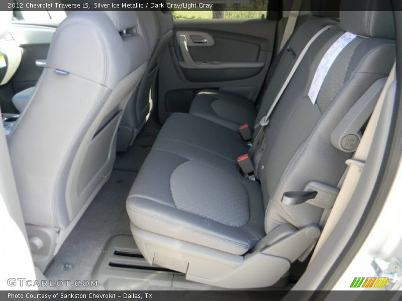 Silver Ice Metallic / Dark Gray/Light Gray 2012 Chevrolet Traverse LS