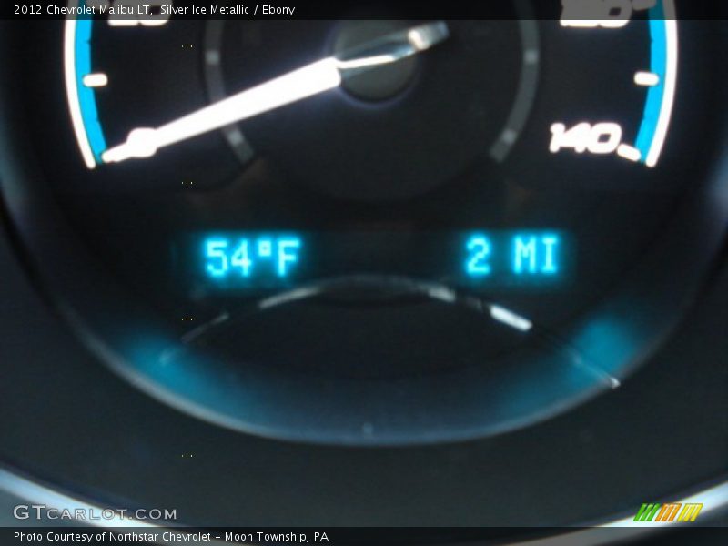 Silver Ice Metallic / Ebony 2012 Chevrolet Malibu LT