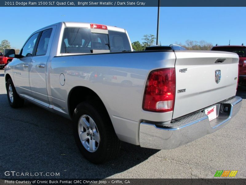 Bright Silver Metallic / Dark Slate Gray 2011 Dodge Ram 1500 SLT Quad Cab