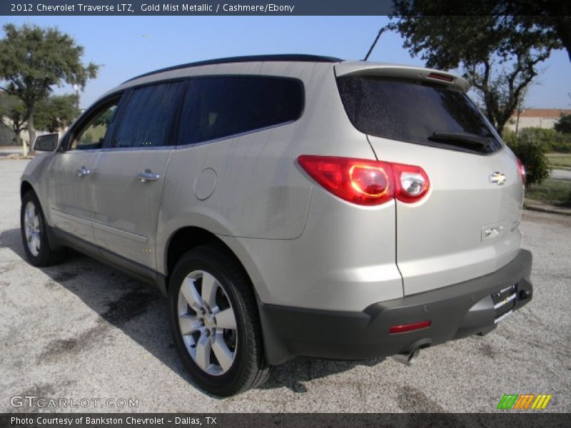 Gold Mist Metallic / Cashmere/Ebony 2012 Chevrolet Traverse LTZ