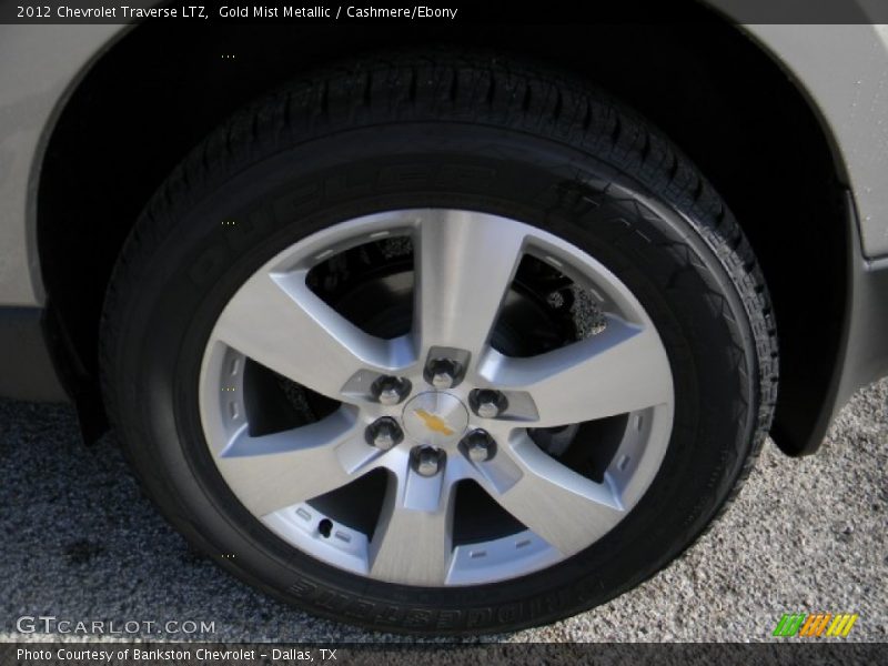 Gold Mist Metallic / Cashmere/Ebony 2012 Chevrolet Traverse LTZ
