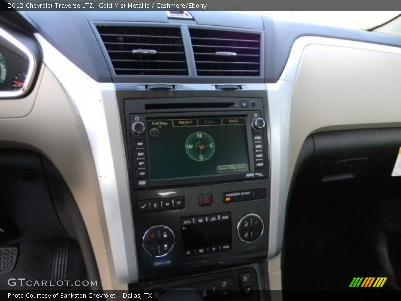 Gold Mist Metallic / Cashmere/Ebony 2012 Chevrolet Traverse LTZ