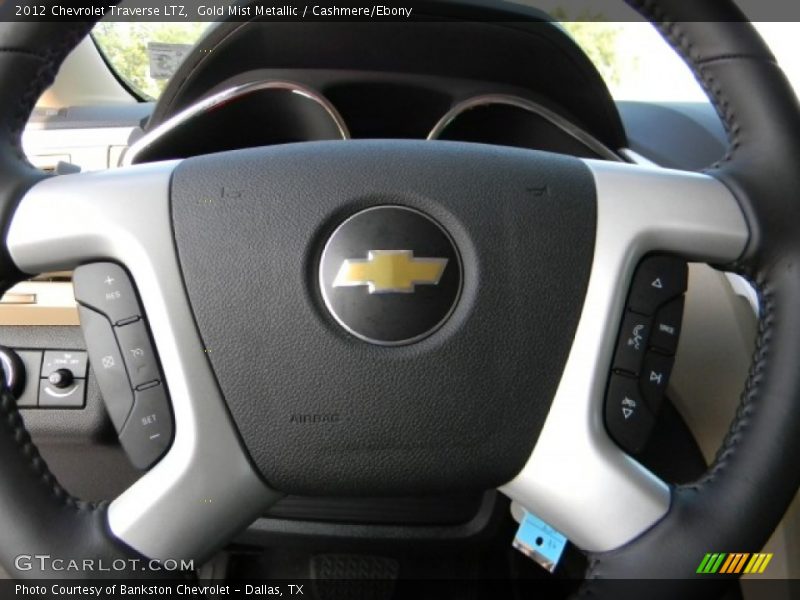 Gold Mist Metallic / Cashmere/Ebony 2012 Chevrolet Traverse LTZ