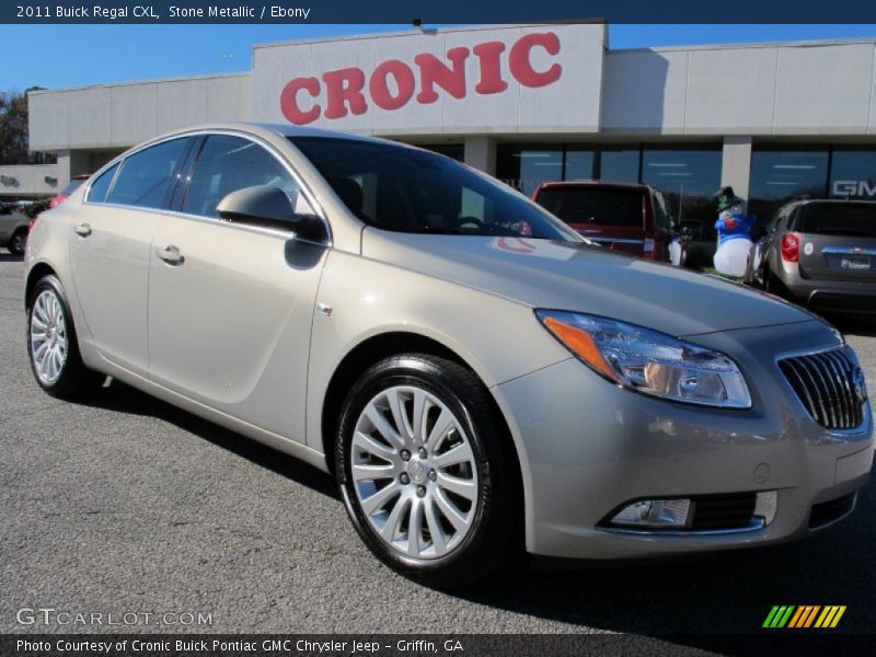 Stone Metallic / Ebony 2011 Buick Regal CXL