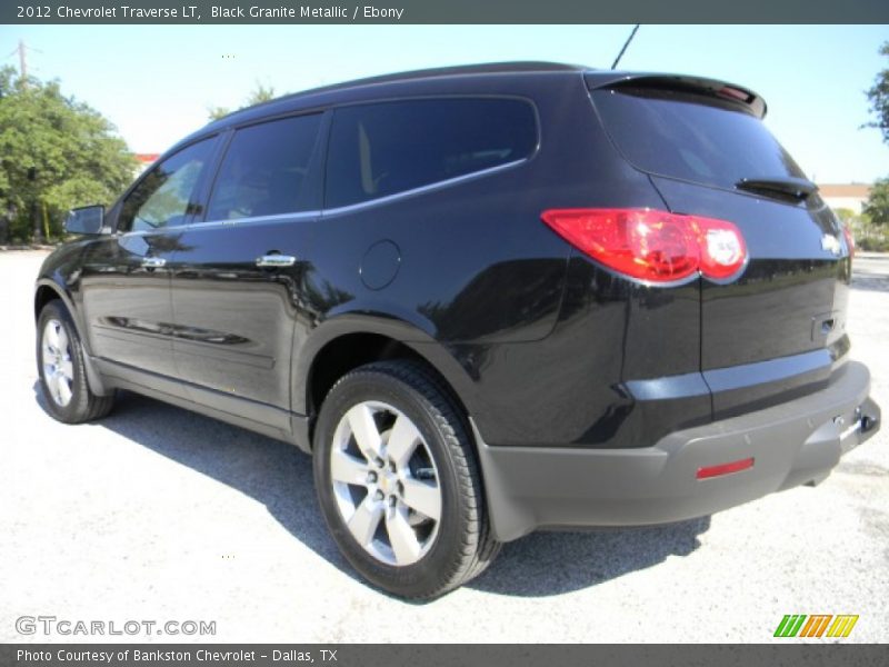 Black Granite Metallic / Ebony 2012 Chevrolet Traverse LT