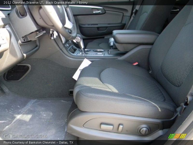 Black Granite Metallic / Ebony 2012 Chevrolet Traverse LT