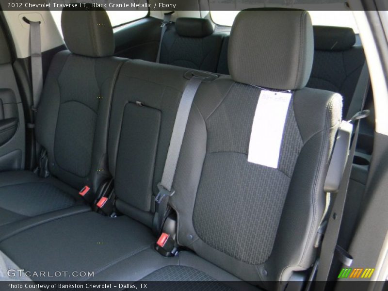 Black Granite Metallic / Ebony 2012 Chevrolet Traverse LT