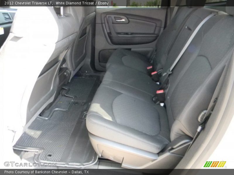 White Diamond Tricoat / Ebony 2012 Chevrolet Traverse LT