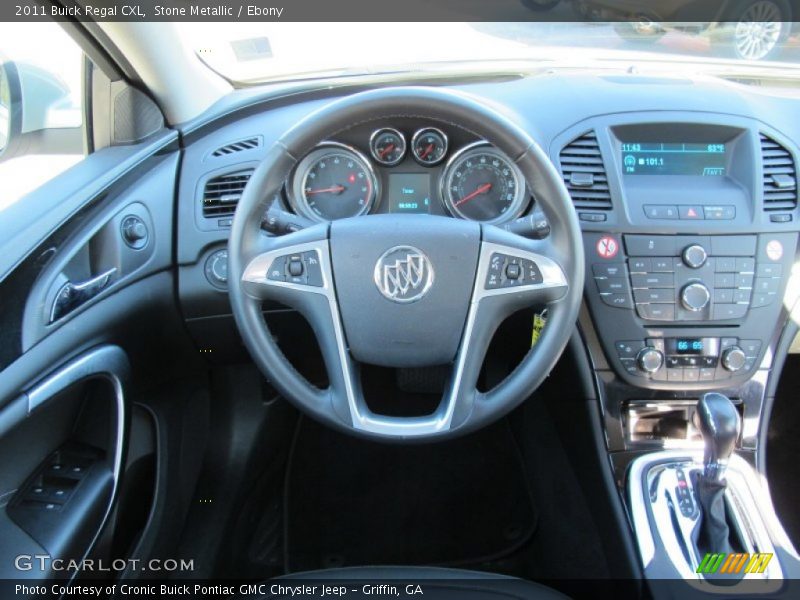 Stone Metallic / Ebony 2011 Buick Regal CXL