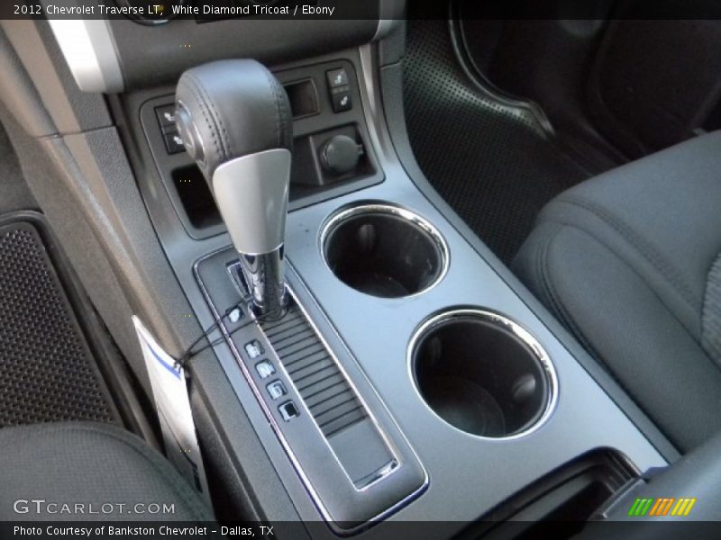 White Diamond Tricoat / Ebony 2012 Chevrolet Traverse LT